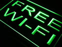 ADVPRO Free Wi-Fi Internet Access Cafe Neon Light Sign st4-j666 - Green