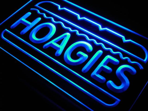 ADVPRO Hoagies Sandwich Cafe Food Neon Light Signs st4-j667 - Blue