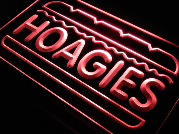 ADVPRO Hoagies Sandwich Cafe Food Neon Light Signs st4-j667 - Red
