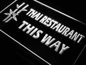 ADVPRO Thai Restaurant This Way Food Neon Light Sign st4-j706 - White