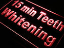 ADVPRO Teeth Whitening Dentist 15 min Neon Light Sign st4-j714 - Red