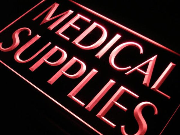 ADVPRO Medical Supplies Agent Display Neon Light Sign st4-j722 - Red