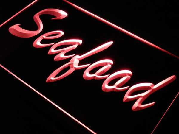 ADVPRO Seafood Restaurant Cafe Bar Pub Neon Light Sign st4-j724 - Red