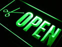 ADVPRO Open Scissor Hair Cut Barber NR Neon Light Sign st4-j726 - Green