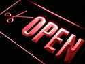 ADVPRO Open Scissor Hair Cut Barber NR Neon Light Sign st4-j726 - Red