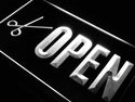 ADVPRO Open Scissor Hair Cut Barber NR Neon Light Sign st4-j726 - White