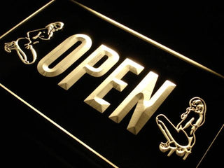 ADVPRO Open Exotic Dancer Shop Bar Neon LED Sign st4-j727 - Yellow