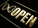 ADVPRO Open Beauty Salon Butterfly Nail LED Neon Sign st4-j729 - Yellow
