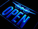 ADVPRO Open Travel Agent Aeroplane Shop Neon Light Sign st4-j731 - Blue