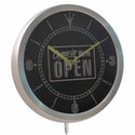ADVPRO Come in We're Open Shop Neon Sign LED Wall Clock nc0243 - Multi-color