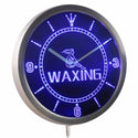AdvPro - Waxing Beauty Salon Shop Display Neon Sign LED Wall Clock nc0259 - Neon Clock