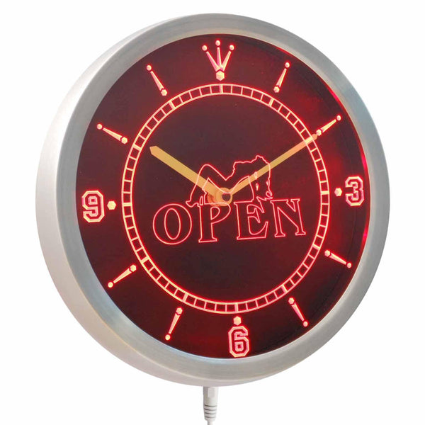 ADVPRO Exotic Stripper Dancers Beer Bar Gift Neon Sign LED Wall Clock nc0287 - Red