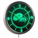 AdvPro - Now Open Shop Display Neon Sign LED Wall Clock nc0289 - Neon Clock