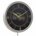 ADVPRO Now Open Shop Display Neon Sign LED Wall Clock nc0289 - Multi-color