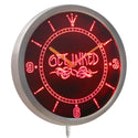 AdvPro - Get Inked Tattoo Shop Neon Sign LED Wall Clock nc0303 - Neon Clock