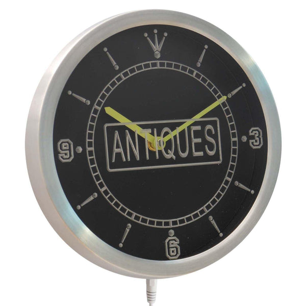 ADVPRO Antiques Shop Display Neon Sign LED Wall Clock nc0318 - Multi-color