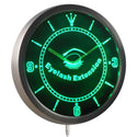 ADVPRO Eyelash Extension Beauty Salon Neon Sign LED Wall Clock nc0380 - Green