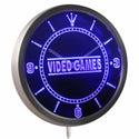 AdvPro - Video Game Display Shop Neon Sign LED Wall Clock nc0396 - Neon Clock