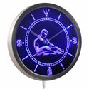 AdvPro - DJ Disc Jockey Club Music Disco Bar Beer Neon Sign LED Wall Clock nc0398 - Neon Clock