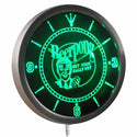 ADVPRO Beer Pong Get Your Balls Wet Bar Neon Sign LED Wall Clock nc0401 - Green