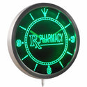 AdvPro - Pharmacy RX Symbol Shop Neon Sign LED Wall Clock nc0425 - Neon Clock