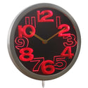 ADVPRO Big Words Neon Sign LED Wall Clock nc0706 - Red