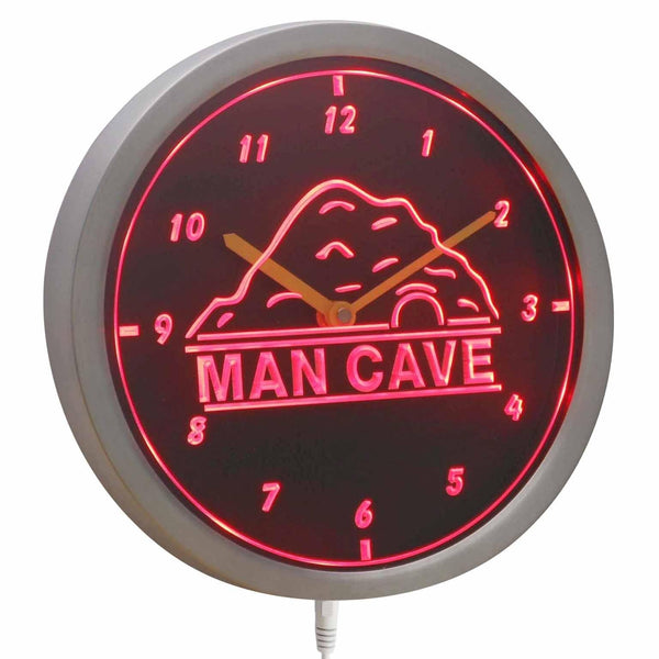 AdvPro - Man Cave Decor Bar Beer Pub Club Neon Sign LED Wall Clock nc0925 - Neon Clock