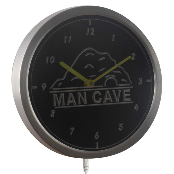 ADVPRO Man Cave Decor Bar Beer Pub Club Neon Sign LED Wall Clock nc0925 - Multi-color