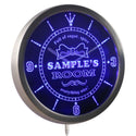 ADVPRO Girl Boy Kids Room Personalized Your Name Ribbion Neon Sign LED Wall Clock ncpe-tm - Blue
