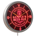ADVPRO Beer Ale Personalized Your Name Bar Best in Town Neon Sign LED Wall Clock ncpn-tm - Red