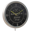 ADVPRO Baseball 10th Inning Pub Personalized Your Name Bar Neon Sign LED Wall Clock ncpo-tm - Multi-color