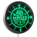 AdvPro - Personalized Family Home Brew Mug Cheers LED Neon Wall Clock ncq-tm - Neon Clock