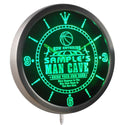 AdvPro - Personalized Man Cave Basketball Bar LED Neon Wall Clock ncqc-tm - Neon Clock