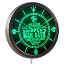 AdvPro - Personalized Man Cave Hockey Bar Beer LED Neon Wall Clock ncqe-tm - Neon Clock