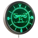 ADVPRO Name Personalized Custom Martini Lounge Cocktails Neon Sign LED Wall Clock ncti-tm - Green