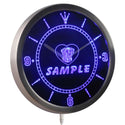 ADVPRO Name Personalized Custom Rottweiler Dog House Home Neon Sign LED Wall Clock ncvf-tm - Blue
