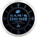 ADVPRO Sam's Tavern Game Room Custom Name Neon Sign Clock ncx0192-tm - Blue