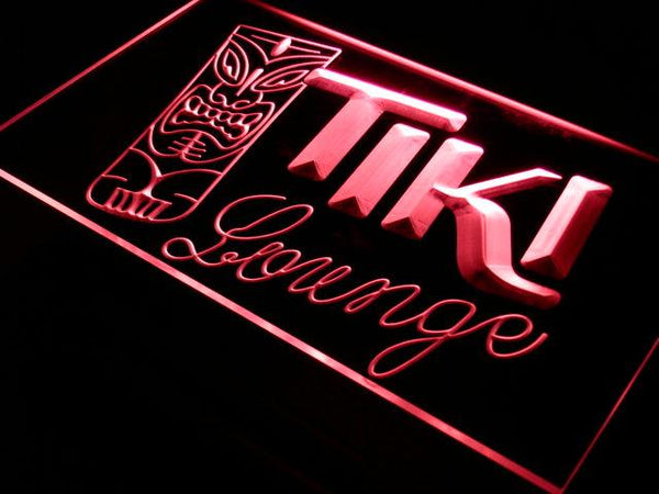 ADVPRO Tiki Lounge Mask Bar Pub LED Neon Sign st4-s002 - Red
