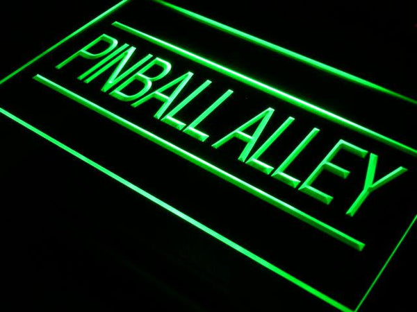 ADVPRO Pinball Alley Game Room Bar Neon Light Sign st4-s004 - Green