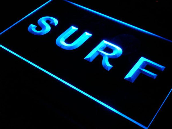 ADVPRO Surf Accessory Sell Rent Neon Light Sign st4-s005 - Blue