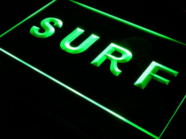 ADVPRO Surf Accessory Sell Rent Neon Light Sign st4-s005 - Green