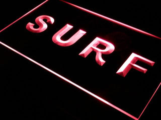 ADVPRO Surf Accessory Sell Rent Neon Light Sign st4-s005 - Red