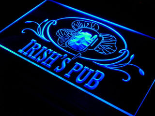 ADVPRO Irish's Pub Bar Club LED Neon Sign st4-s012 - Blue