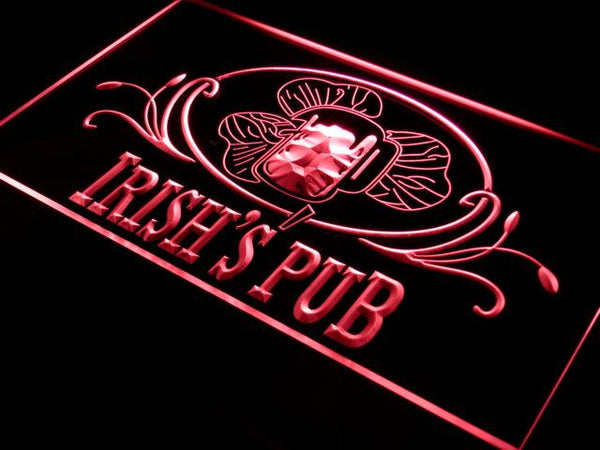 ADVPRO Irish's Pub Bar Club LED Neon Sign st4-s012 - Red