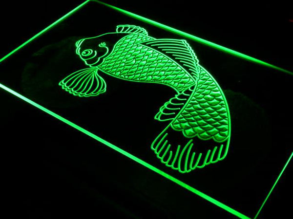 ADVPRO Koi Japanese Fish Tattoo Logo Neon Light Sign st4-s015 - Green