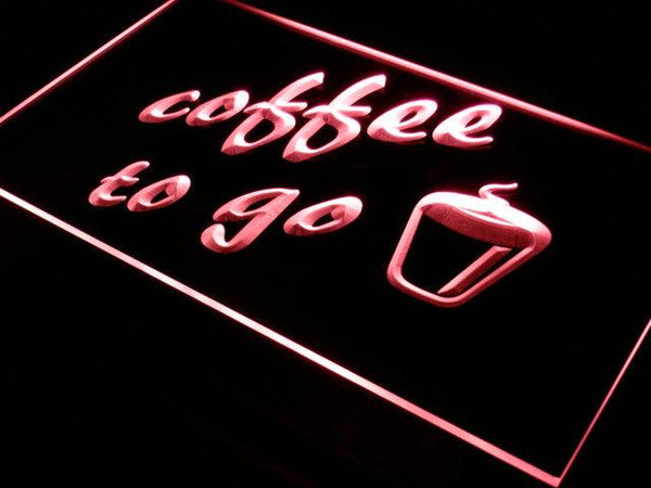 ADVPRO Coffee to Go Shop Bar Pub Neon Light Sign st4-s016 - Red