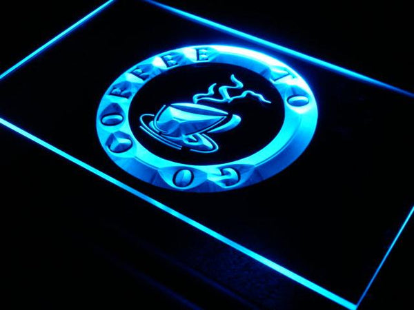 ADVPRO Coffee to Go Shop Cafe Pub Neon Light Sign st4-s017 - Blue