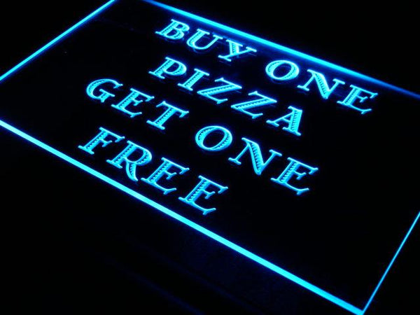 ADVPRO Pizza Buy One Get One Free Cafe Neon Light Sign st4-s019 - Blue