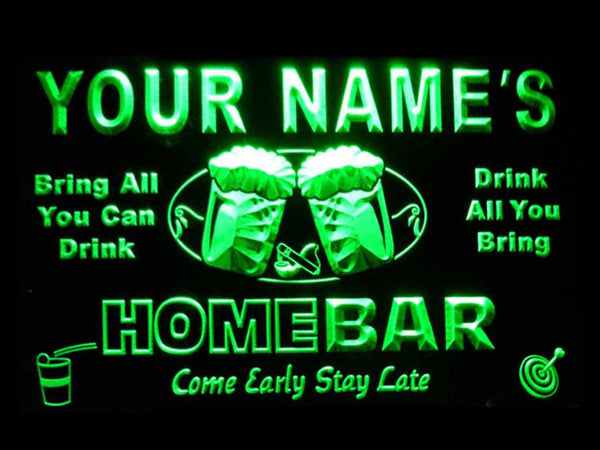 ADVPRO Name Personalized Custom Home Bar Beer Neon Light Sign st4-p-tm - Green