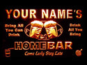 ADVPRO Name Personalized Custom Home Bar Beer Neon Light Sign st4-p-tm - Orange